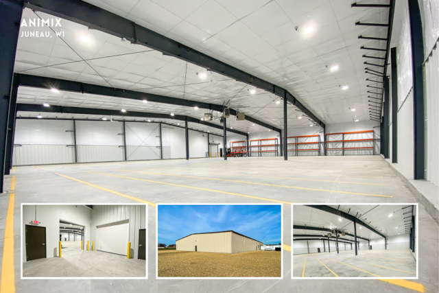 Commercial Construction: Pre-Engineered Storage Facility: Animix, Juneau, WI
