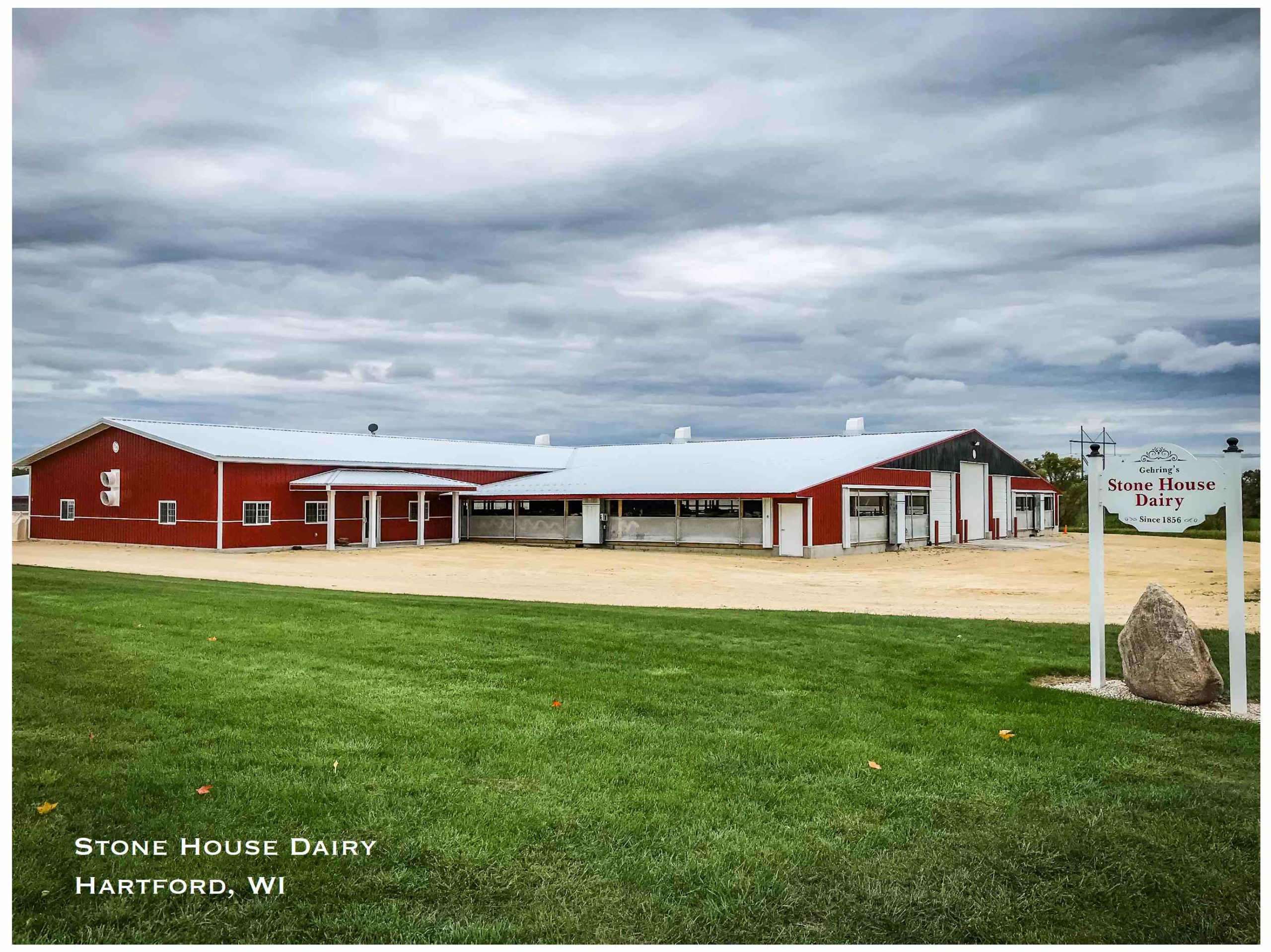 Agricultural Construction: Robot Dairy: Stone House Dairy, Hartford, WI