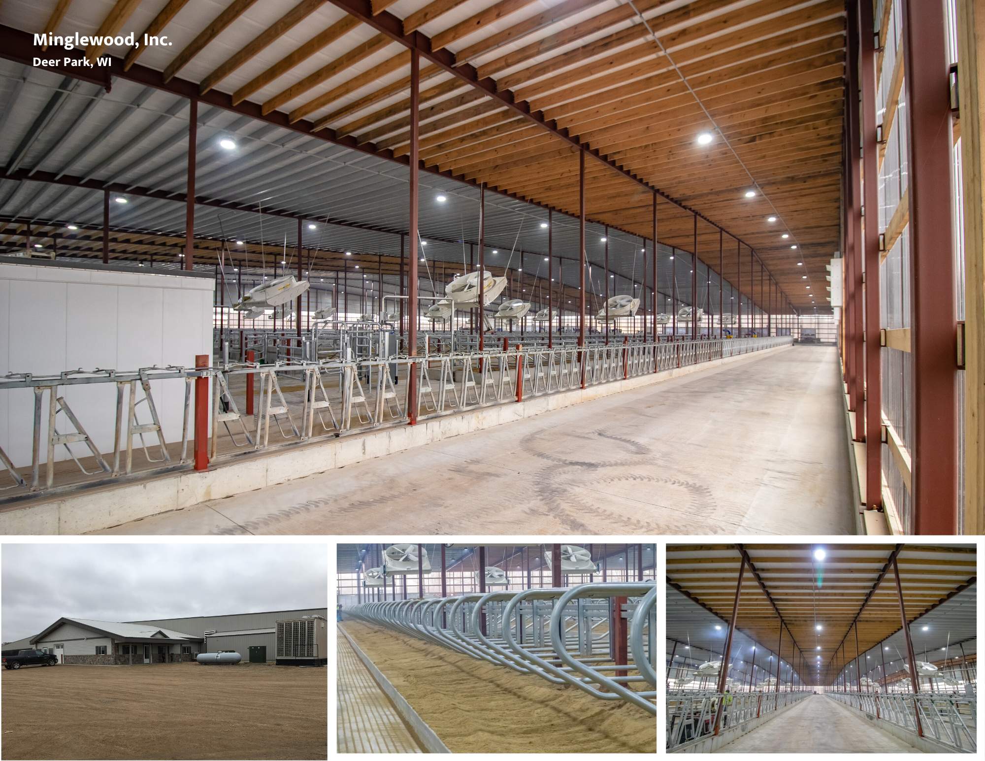 Agricultural Construction: Robot Dairy: Minglewood Inc, Deer Park, WI