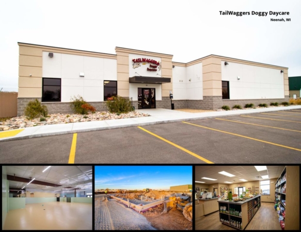 Commercial Construction:  Tailwaggers Doggy Daycare, Neenah, WI