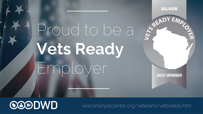 Fox Cities Builders is proud to be a vets ready employer